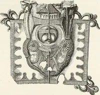 An illustration from Caractâeristiques des saints dans l'art populaire (1867)