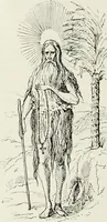 An illustration from Caractâeristiques des saints dans l'art populaire (1867)
