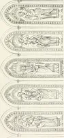An illustration from Caractâeristiques des saints dans l'art populaire (1867)
