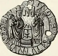 Picture 288 of 296 from Caractâeristiques des saints dans l'art populaire (1867), leaf 436