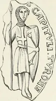 An illustration from Caractâeristiques des saints dans l'art populaire (1867)