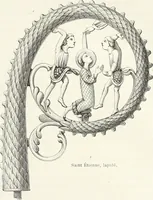 An illustration from Caractâeristiques des saints dans l'art populaire (1867)