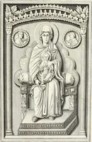 An illustration from Caractâeristiques des saints dans l'art populaire (1867)