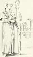 An illustration from Caractâeristiques des saints dans l'art populaire (1867)