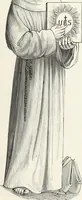 An illustration from Caractâeristiques des saints dans l'art populaire (1867)