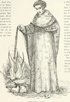 An illustration from Caractâeristiques des saints dans l'art populaire (1867)