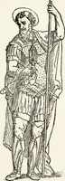 An illustration from Caractâeristiques des saints dans l'art populaire (1867)