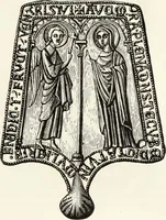 An illustration from Caractâeristiques des saints dans l'art populaire (1867)