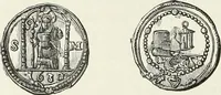 An illustration from Caractâeristiques des saints dans l'art populaire (1867)