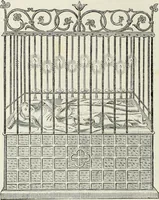 An illustration from Caractâeristiques des saints dans l'art populaire (1867)