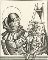 An illustration from Caractâeristiques des saints dans l'art populaire (1867)