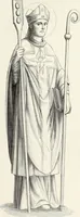 An illustration from Caractâeristiques des saints dans l'art populaire (1867)