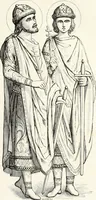An illustration from Caractâeristiques des saints dans l'art populaire (1867)