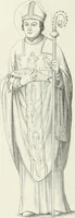 An illustration from Caractâeristiques des saints dans l'art populaire (1867)