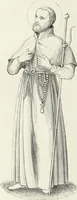 An illustration from Caractâeristiques des saints dans l'art populaire (1867)