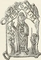 An illustration from Caractâeristiques des saints dans l'art populaire (1867)