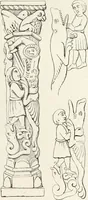 An illustration from Caractâeristiques des saints dans l'art populaire (1867)