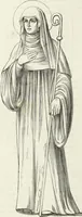An illustration from Caractâeristiques des saints dans l'art populaire (1867)