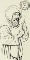 An illustration from Caractâeristiques des saints dans l'art populaire (1867)