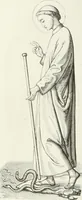 An illustration from Caractâeristiques des saints dans l'art populaire (1867)