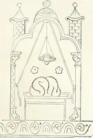 An illustration from Caractâeristiques des saints dans l'art populaire (1867)