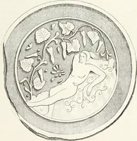 An illustration from Caractâeristiques des saints dans l'art populaire (1867)