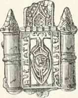An illustration from Caractâeristiques des saints dans l'art populaire (1867)