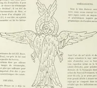 An illustration from Caractâeristiques des saints dans l'art populaire (1867)