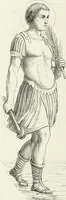 An illustration from Caractâeristiques des saints dans l'art populaire (1867)