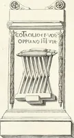 An illustration from Caractâeristiques des saints dans l'art populaire (1867)