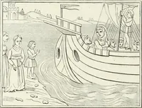 An illustration from Caractâeristiques des saints dans l'art populaire (1867)
