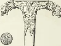 An illustration from Caractâeristiques des saints dans l'art populaire (1867)