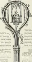 An illustration from Caractâeristiques des saints dans l'art populaire (1867)