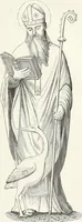 An illustration from Caractâeristiques des saints dans l'art populaire (1867)