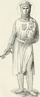 An illustration from Caractâeristiques des saints dans l'art populaire (1867)