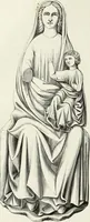 An illustration from Caractâeristiques des saints dans l'art populaire (1867)