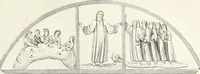 An illustration from Caractâeristiques des saints dans l'art populaire (1867)