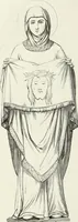 An illustration from Caractâeristiques des saints dans l'art populaire (1867)