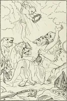 An illustration from Caractâeristiques des saints dans l'art populaire (1867)