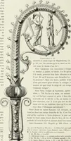An illustration from Caractâeristiques des saints dans l'art populaire (1867)