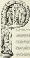 An illustration from Caractâeristiques des saints dans l'art populaire (1867)