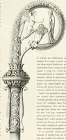 An illustration from Caractâeristiques des saints dans l'art populaire (1867)