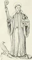 An illustration from Caractâeristiques des saints dans l'art populaire (1867)