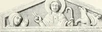 An illustration from Caractâeristiques des saints dans l'art populaire (1867)