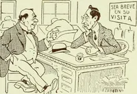 An illustration from Caras y caretas (1898)
