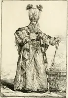 An illustration from Caravanne du sultan ala Mecque; mascarade turque donnée a Rome par Messieurs les pensionnaires de l'Academie de France et leurs amis au Carnaval de l'année 1748. Dediée à messire Iean Francois de Troy, ecuïer, conseiller sécrétaire du Roi, chevalier de l'Ordre de S. Michel, directeur de l'Academie roïale de France a Rome, ancien Recteur de celle de Paris, et ancien Prince de l'Academie de S. Luc de Rome &c ... (1749)