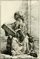 An illustration from Caravanne du sultan ala Mecque; mascarade turque donnée a Rome par Messieurs les pensionnaires de l'Academie de France et leurs amis au Carnaval de l'année 1748. Dediée à messire Iean Francois de Troy, ecuïer, conseiller sécrétaire du Roi, chevalier de l'Ordre de S. Michel, directeur de l'Academie roïale de France a Rome, ancien Recteur de celle de Paris, et ancien Prince de l'Academie de S. Luc de Rome &c ... (1749)