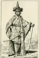 An illustration from Caravanne du sultan ala Mecque; mascarade turque donnée a Rome par Messieurs les pensionnaires de l'Academie de France et leurs amis au Carnaval de l'année 1748. Dediée à messire Iean Francois de Troy, ecuïer, conseiller sécrétaire du Roi, chevalier de l'Ordre de S. Michel, directeur de l'Academie roïale de France a Rome, ancien Recteur de celle de Paris, et ancien Prince de l'Academie de S. Luc de Rome &c ... (1749)