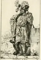 Picture 20 of 32 from Caravanne du sultan ala Mecque; mascarade turque donnée a Rome par Messieurs les pensionnaires de l'Academie de France et leurs amis au Carnaval de l'année 1748. Dediée à messire Iean Francois de Troy, ecuïer, conseiller sécrétaire du Roi, chevalier de l'Ordre de S. Michel, directeur de l'Academie roïale de France a Rome, ancien Recteur de celle de Paris, et ancien Prince de l'Academie de S. Luc de Rome &c ... (1749), leaf 44