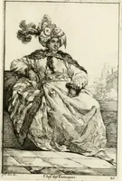 Picture 22 of 32 from Caravanne du sultan ala Mecque; mascarade turque donnée a Rome par Messieurs les pensionnaires de l'Academie de France et leurs amis au Carnaval de l'année 1748. Dediée à messire Iean Francois de Troy, ecuïer, conseiller sécrétaire du Roi, chevalier de l'Ordre de S. Michel, directeur de l'Academie roïale de France a Rome, ancien Recteur de celle de Paris, et ancien Prince de l'Academie de S. Luc de Rome &c ... (1749), leaf 48